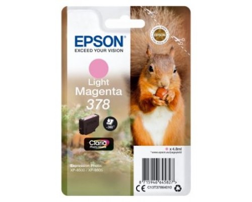 TINTA EPSON 378 ORI MAGENTA CLARO C13T37864010