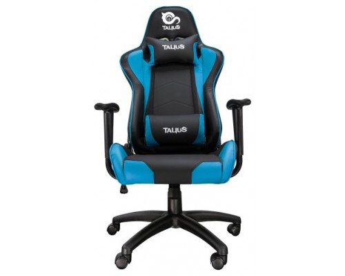 Talius silla Gecko V2 gaming negra/azul, brazos fijos, butterfly, base nylon, ruedas nylon, gas clas