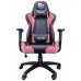 Talius silla Gecko V2 gaming negra/rosa, brazos fijos, butterfly, base nylon, ruedas nylon