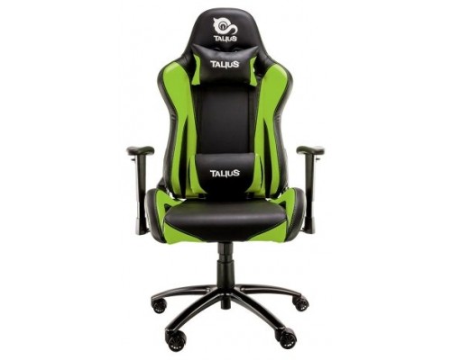 Talius silla Lizard V2 gaming black/Green 2D, butterfly, base metal, ruedas 60mm nylon, gas clase 4