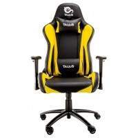 Talius silla Lizard V2 gaming black/yellow 2D, butterfly, base metal, ruedas 60mm nylon, gas clase 4