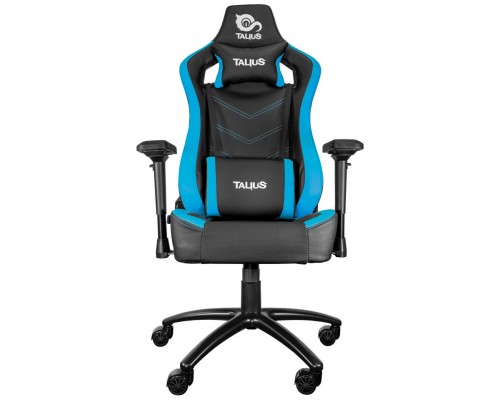 Talius silla Vulture gaming negra/azul butterfly, base nylon, ruedas nylon, 4D