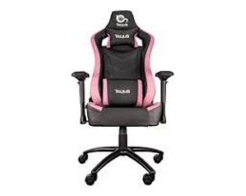 Talius silla Vulture gaming negra/rosa butterfly, base nylon, ruedas nylon, 4D