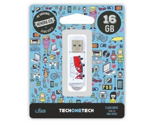 PENDRIVE TECH1TECH-CAMPER VAN-VAN 16GB