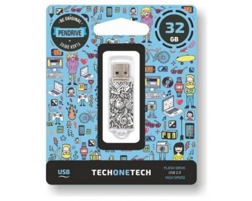 PENDRIVE TECH1TECH-ART-DECO 32GB