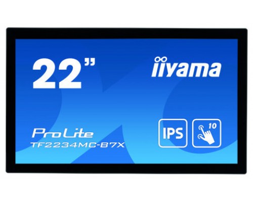 iiyama ProLite TF2234MC-B7X monitor pantalla táctil 54,6 cm (21.5") 1920 x 1080 Pixeles Multi-touch Multi-usuario Negro (Espera 4 dias)