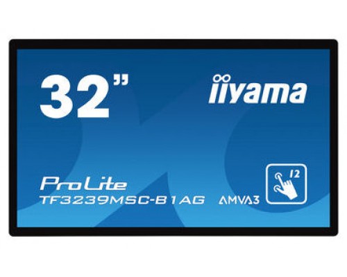 iiyama ProLite TF3239MSC-B1AG monitor pantalla táctil 80 cm (31.5") 1920 x 1080 Pixeles Multi-touch Multi-usuario Negro (Espera 4 dias)