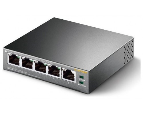 TP-LINK TL-SF1005P Switch 5x10/100Mbps 4xPoE Metal