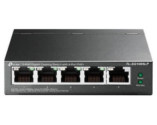 Switch No Gestionable Tp-link Tl-sg1005lp 5p Giga 4p