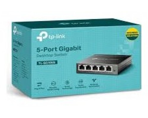 SWITCH TP-LINK SG105S 5PTOS 10/100/1000MBPS (Espera 4 dias)