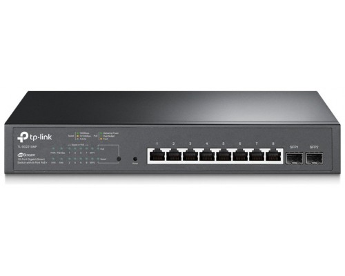 TP-LINK JetStream? 10-Port Gigabit Smart Switch with 8-Port PoE+