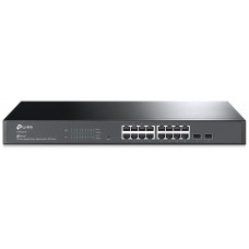 SWITCH GESTIONABLE TP-LINK TL-SG2218 16 PUERTOS +2 SFP GIGABIT RACK 1U (Espera 4 dias)