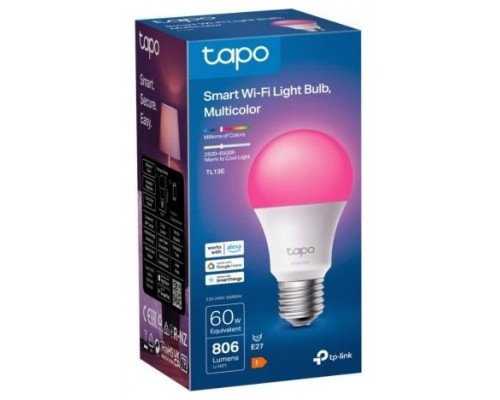 TP-Link Smart Wi-Fi Light Bulb Multicolor 2.4 Bombilla inteligente (Espera 4 dias)