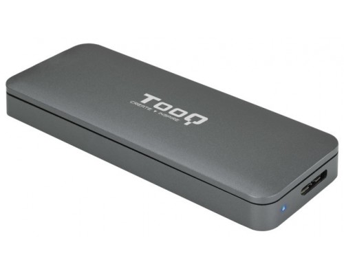 CAJA EXTERNA M.2 SSD NGFF TOOQ USB3.1 GEN1 GRIS