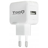 CARGADOR USB TOOQ 5V 2.4 A BLANCO