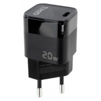 CARGADOR DE PARED TOOQ TQWC-PD20WT USB-C PD 20W NEGRO