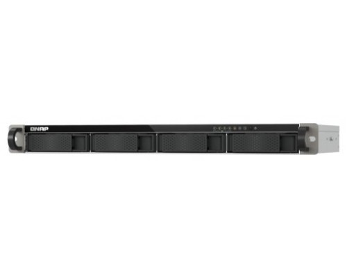 QNAP TS-433eU NAS Bastidor (1U) Cortex-A Cortex-A55 4 GB 0 TB QNAP Turbo System Negro (Espera 4 dias)