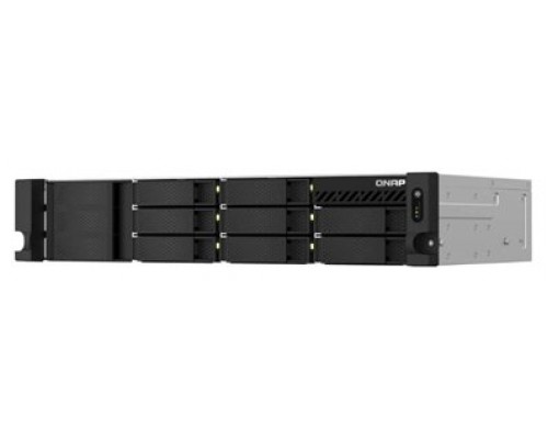 QNAP TS-864EU-RP-8G servidor de almacenamiento NAS Bastidor (2U) Ethernet Negro (Espera 4 dias)