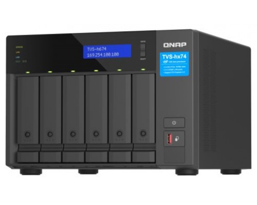 QNAP TVS-H674 NAS Torre Ethernet Negro i5-12400 (Espera 4 dias)