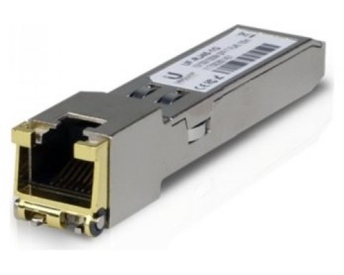 MODULO SFP UBIQUITI UACC-CM-RJ45-1G UFIBER TRANSCEIVER CONVERSOR SFP A RJ45