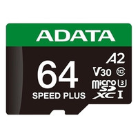 ADATA Speed Plus microSDXC UHS-I 64GB U3 V30 A2 ADATA Speed Plus microSDXC UHS-I 64GB U3 V30 A2