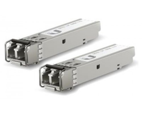 UBIQUITI MODULO FIBRA 1Gbps SFP (2-PACK) UF-MM-1G (Espera 4 dias)