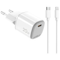 Celly Cargador Gan 1C 20w+ C A Light + Cable Celly Cargador Gan 1C 20w+ C A Light + Cable