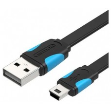 CABLE USB 2.0 MINI USB/M A USB/M 1 M NEGRO VENTION (Espera 4 dias)