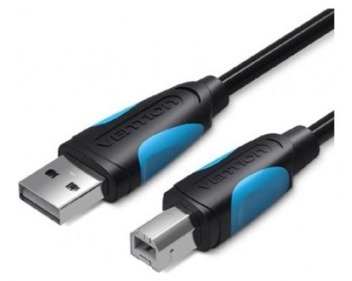 CABLE USB 2.0 MINI USB/M A USB TIPO-B/M 1 M NEGRO VENTION (Espera 4 dias)