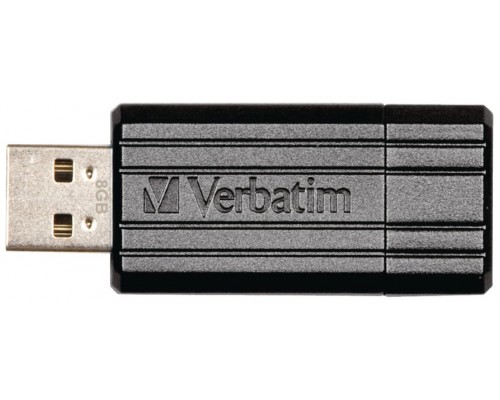 VERBATIM PEN DRIVE PINSTRIPE 8GB NEGRO