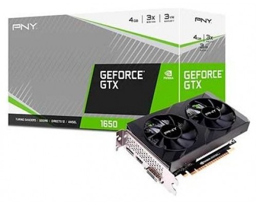 VGA PNY GEFORCE GTX1650 4GB GDDR6 DUAL FAN (Espera 4 dias)