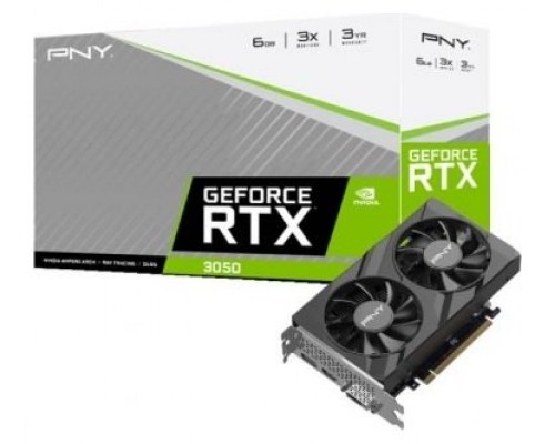 PNY GeForce RTX 3050 6GB - Verto Dual Fan Edition DLSS