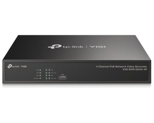 TP-LINK VIDEOGRABADOR VIGI NVR1004H-4P 4 CHANNEL POE NETWORK VIDEO RECORDER