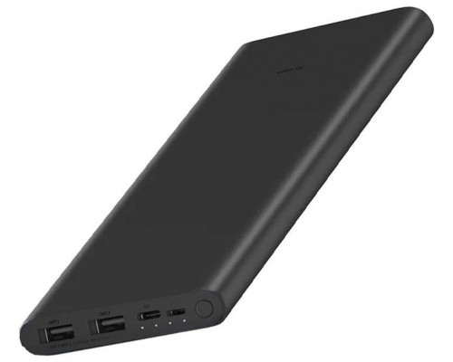 POWER BANK 3 10000mAh CARGA RAPIDA 18W NEGRO XIAOMI (Espera 4 dias)