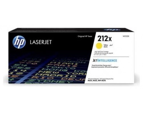 HP Cartucho de tóner Original LaserJet 212X amarillo de alta capacidad (Espera 4 dias)