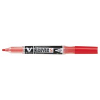 ROTULADOR PIZARRA BLANCA VBOARD MASTER S ROJO PILOT WBMA-VS-EF-R-BG (MIN10) (Espera 4 dias)