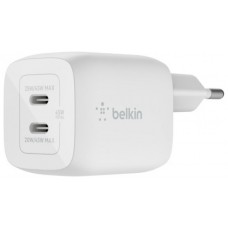 Cargador De Pared Belkin Wch011vfwh Doble Usb-c Gan