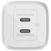 Cargador De Pared Belkin Wch013vfwh Doble Usb-c Gan