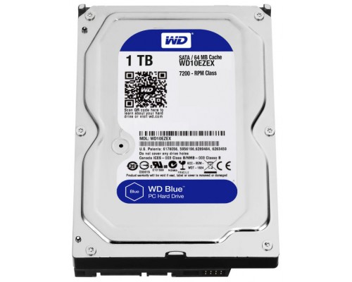 Disco duro SATA3 3.5" 1TB WD Caviar Blue WD10EZEX