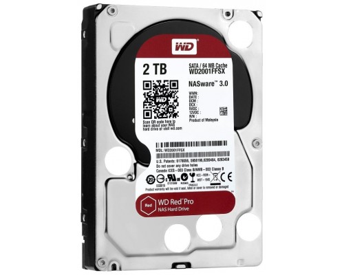 HDD WD NAS 3.5"" 2TB 7200RPM 64MB SATA3 RED (Espera 4 dias)