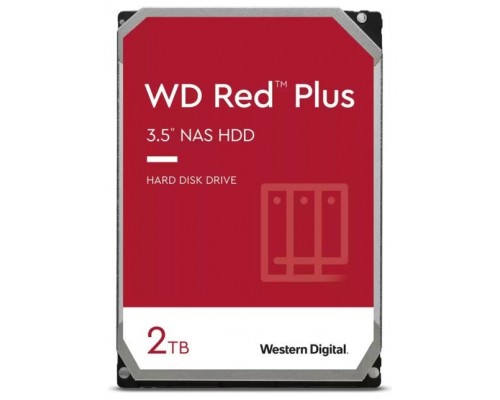 HDD WD 3.5" 2TB 5400RPM SATA3 RED PLUS (Espera 4 dias)