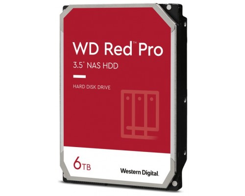 Western Digital Red Pro disco duro interno 6 TB 7200 RPM 256 MB 3.5" SATA (Espera 4 dias)