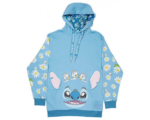 SUDADERA UNISEX CON CAPUCHA LILO & STITCH PRIMAVERA S LOUNGEFLY WDLFHD0050S (Espera 4 dias)