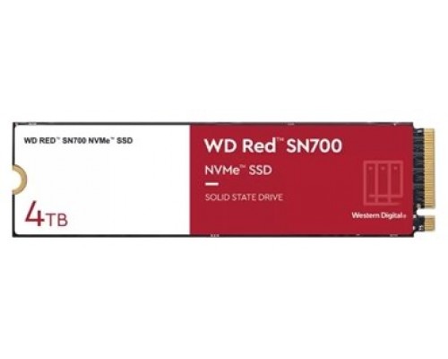 WD Red SN700 NAS WDS400T1R0C SSD 4TB NVMe Gen3