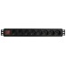 WP WPN-PDU-G01-08 unidad de distribución de energía (PDU) 1.5U Negro 8 salidas AC (Espera 4 dias)