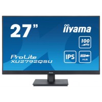 MONITOR IIYAA 27" PROLITE XU2792QSU-B6, IPS WQHD, 100HZ, 0,4MS, USB, HDMI, DISPLAYPORT, ALT 2x2W, INCLI (Espera 4 dias)