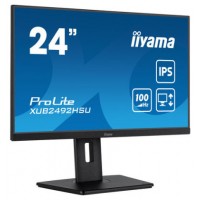 MONITOR IIYAMA 24" PROLITE SLIM, IPS, 100HZ, 0,4 MS, USB, HDMI, DISPLAYPORT, ALT 2x2W, INCLI NEGRO (Espera 4 dias)