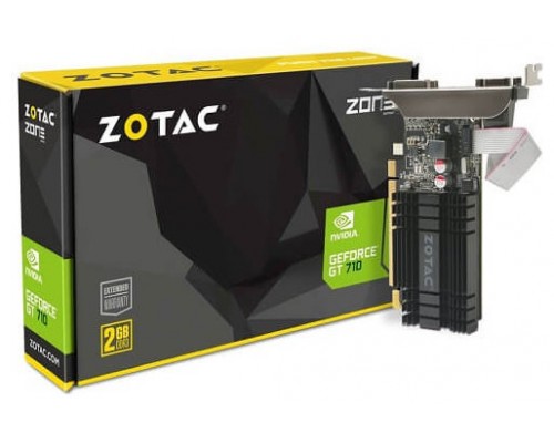 TARJETA GRAFICA ZOTAC GT 710 2GB DDR3